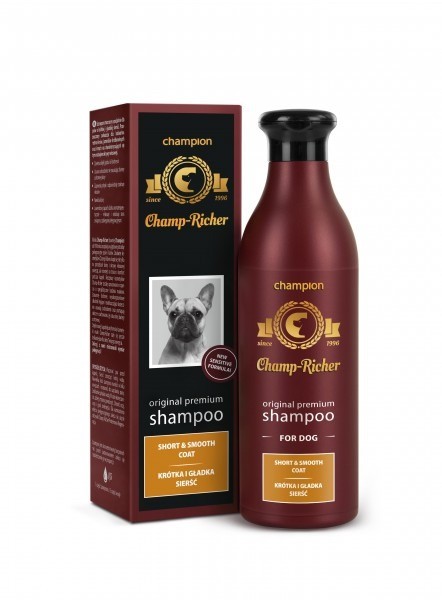 Higiena, pielęgnacja sierści - Champ-Richer Szampon dla psów o krótkiej i gładkiej sierści 250ml