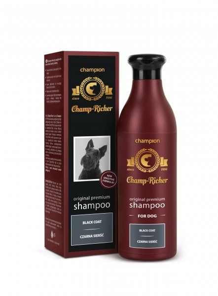 Higiena, pielęgnacja sierści - Champ-Richer Szampon dla psów o czarnej sierści 250ml