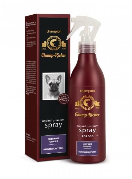Higiena, pielęgnacja sierści - Champ-Richer Spray nabłyszczający włosy dla psów 250ml