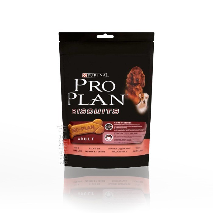 Przysmaki dla psa - Pro Plan Biscuits Adult Salmon & Rice 400g
