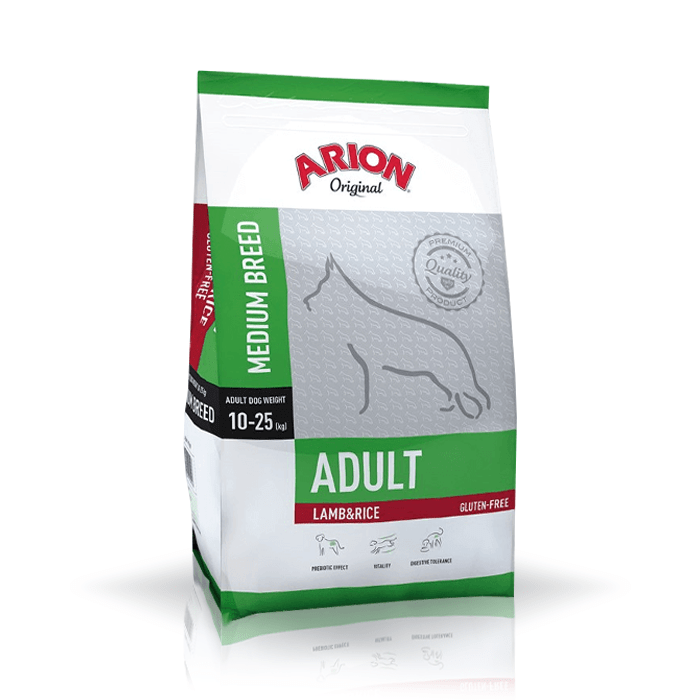 Karmy suche dla psa - Arion Original Adult Medium Lamb & Rice Sucha karma jagnięcina ryż