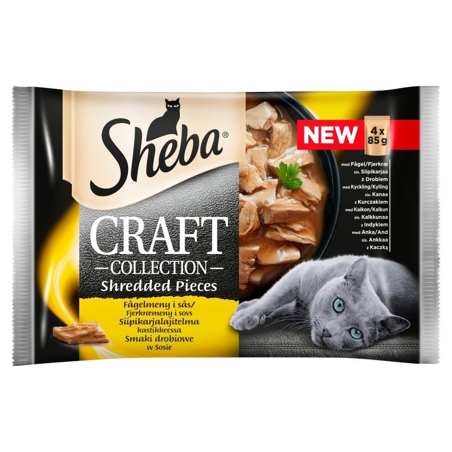 Karmy mokre dla kota - Sheba Craft Collection Drobiowe Smaki w sosie 85g