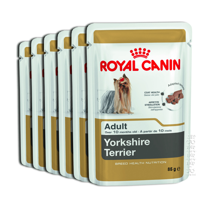 Karmy mokre dla psa - Royal Canin Yorkshire Terrier Adult 6x85g