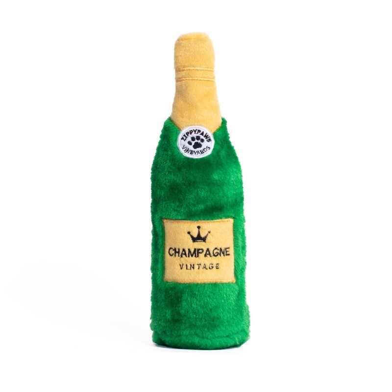 Zabawki - ZippyPaws Trzaskająca butelka Champagne 28cm