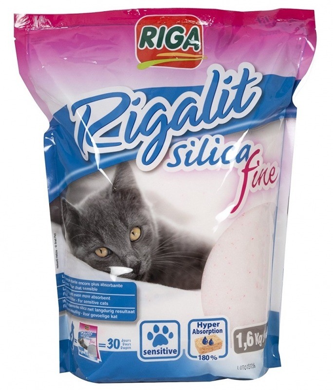 żwirek dla kota - Żwirek Riga Silica Fine silikatowy 4l