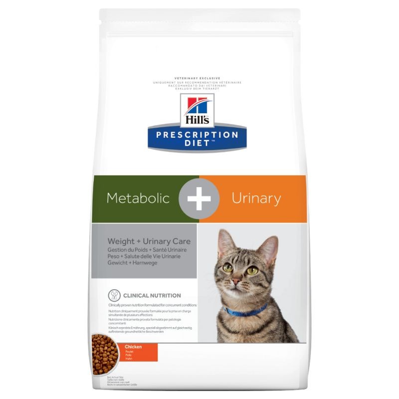 Karmy suche dla kota - Hill's Prescription Diet Feline Metabolic + Urinary z kurczakiem