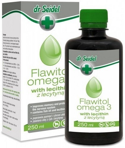 Suplementy - Dr Seidel Flawitol Omega 3 z lecytyną 250ml
