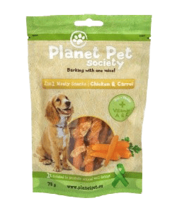 Przysmaki dla psa - Planet Pet Pies Chicken carrot 70g