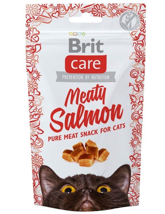 Przysmaki dla kota - Brit Care Cat Snack Meaty salmon 50g