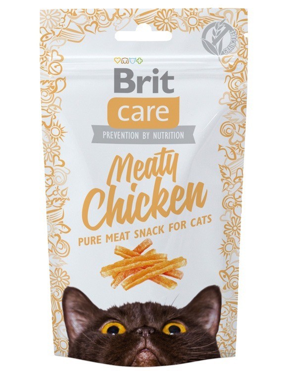 Przysmaki dla kota - Brit Care Cat Snack Meaty chicken 50g