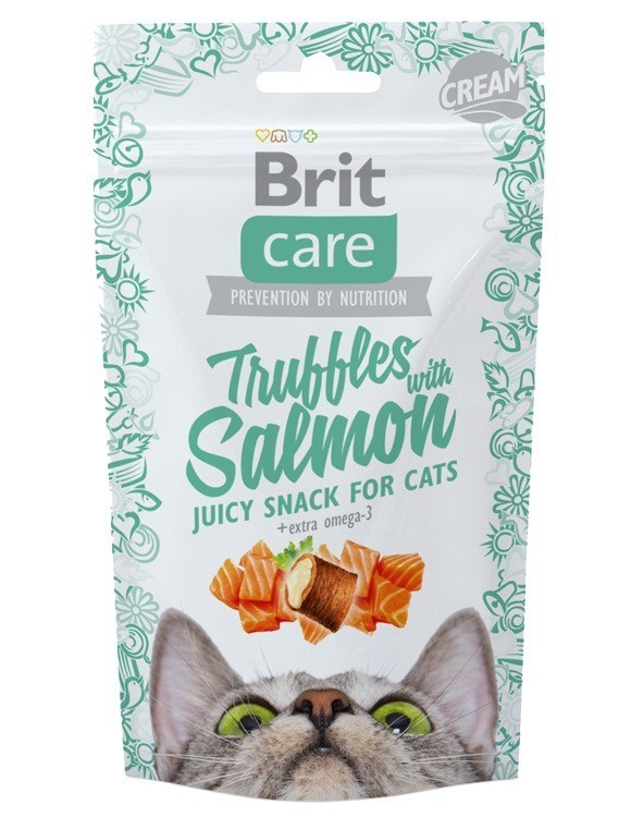 Przysmaki dla kota - Brit Care Cat Snack Truffles salmon 50g