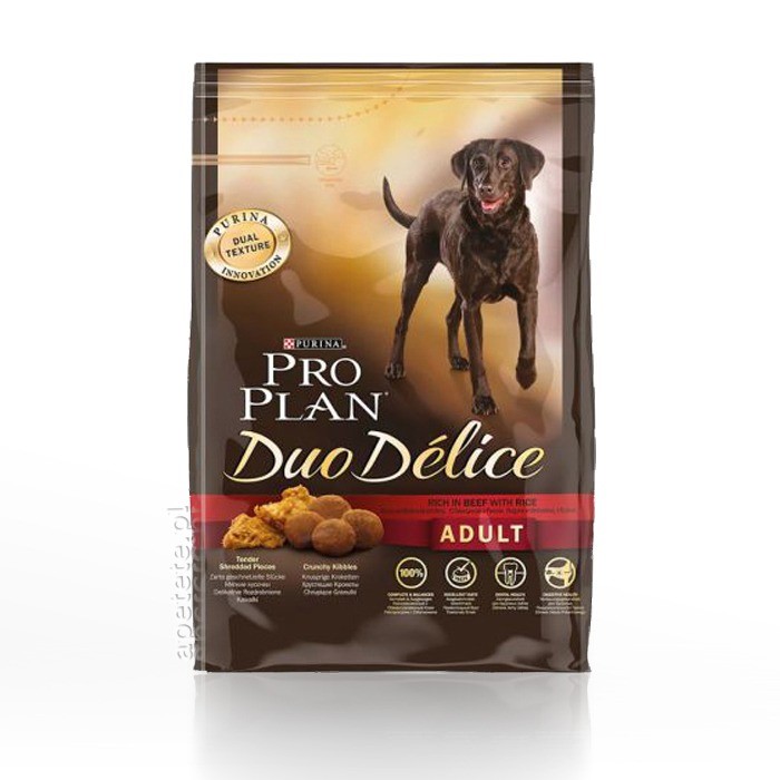 Karmy suche dla psa - Pro Plan Duo Delice Adult Wołowina & Ryż 10kg