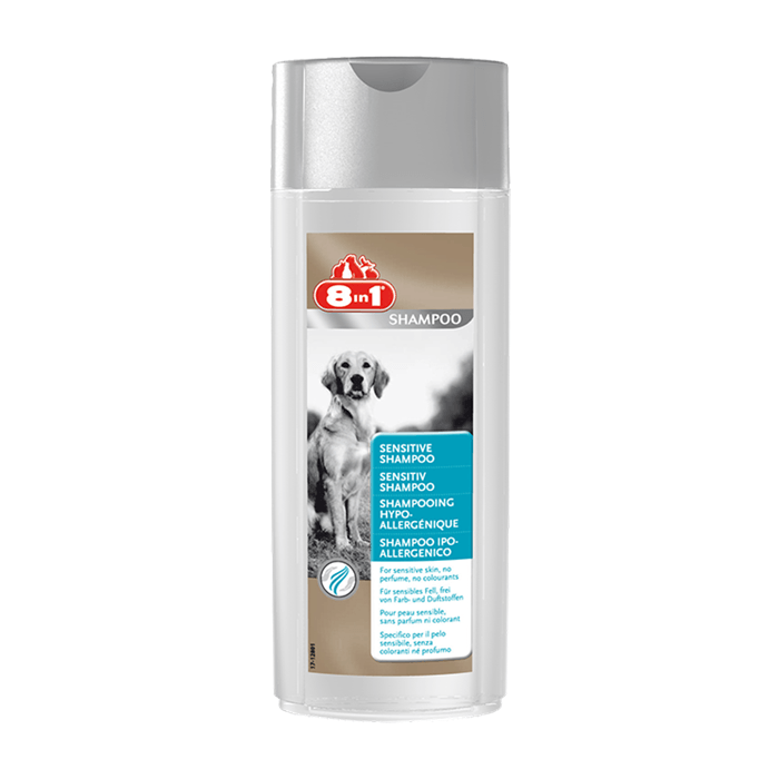 Higiena, pielęgnacja sierści - 8in1 Sensitive Shampoo Szampon do skóry wrażliwej 250ml