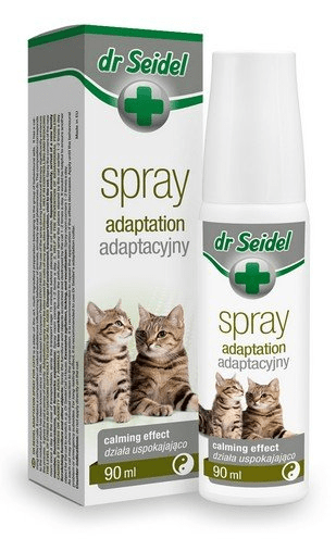 Suplementy - Dr Seidel Spray adaptacyjny dla kotów 90ml