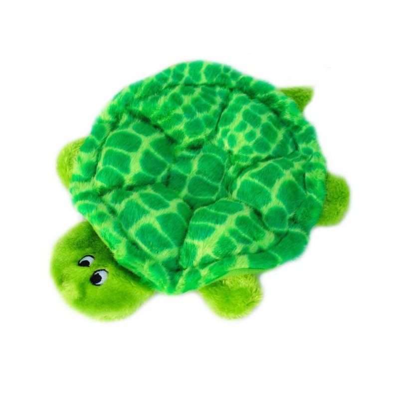 Zabawki - ZippyPaws Pluszowa zabawka z 6 piszczałkami Żółw 26cm