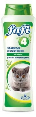 Higiena, pielęgnacja sierści - Selecta HTC Szampon Fafi 4 Szampon przeciw ektopasożytom dla kotów 250ml