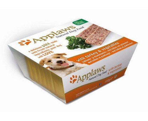 Karmy mokre dla psa - Applaws Dog pasztet z indykiem i warzywami 150g