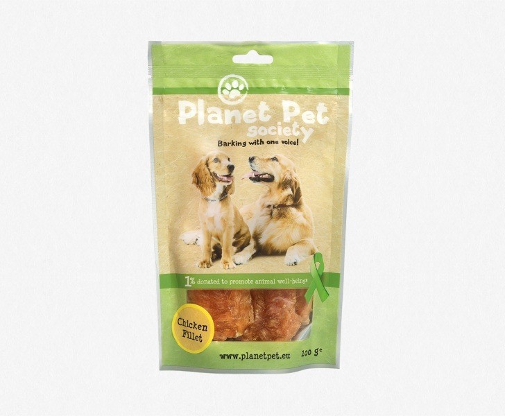 Przysmaki dla psa - Planet Pet Przysmak naturalny filet z kury 100g
