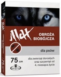 Preparaty lecznicze - Selecta HTC Obroża Max biobójcza przeciw pchłom i kleszczom dla dużego psa 43cm