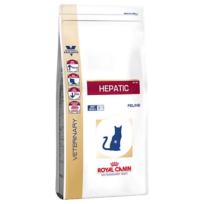 Karmy suche dla kota - Royal Canin Veterinary Diet Feline Hepatic HF26