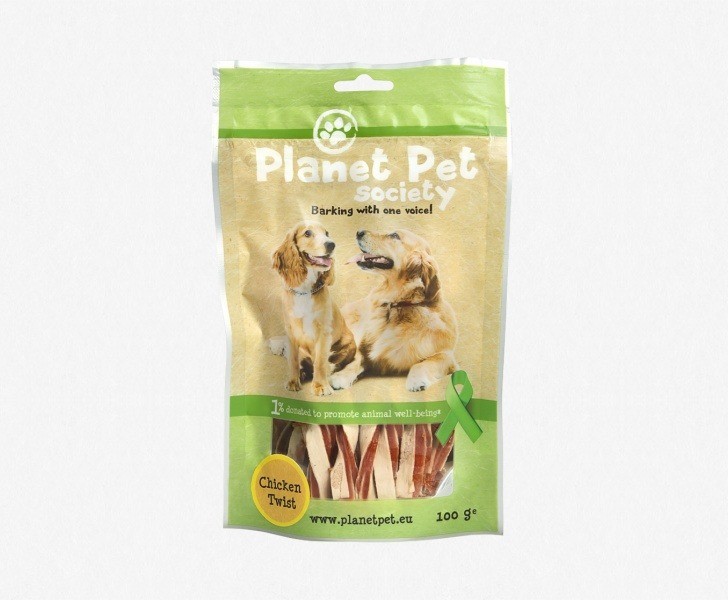 Przysmaki dla psa - Planet Pet Przysmak naturalny z kurczakiem i dorszem 100g