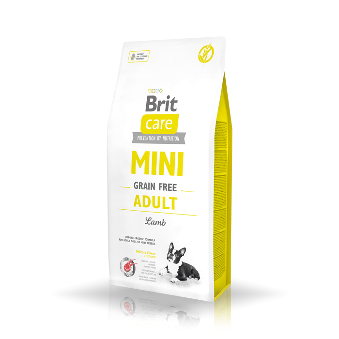 Karmy suche dla psa - Brit Care Mini Grain-Free Adult Lamb