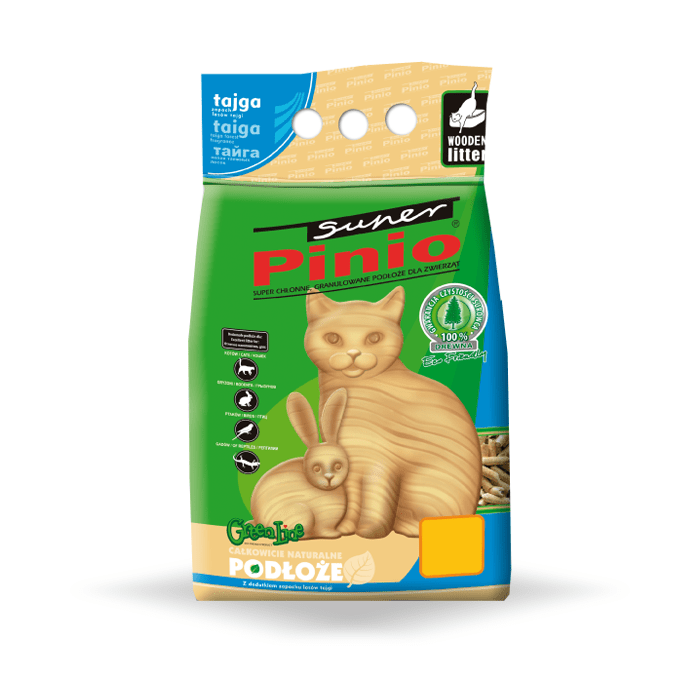żwirek dla kota - Żwirek Super Benek Pinio Tajga