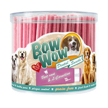 Przysmaki dla psa - Bow Wow Grain free dental z burakami 90szt.