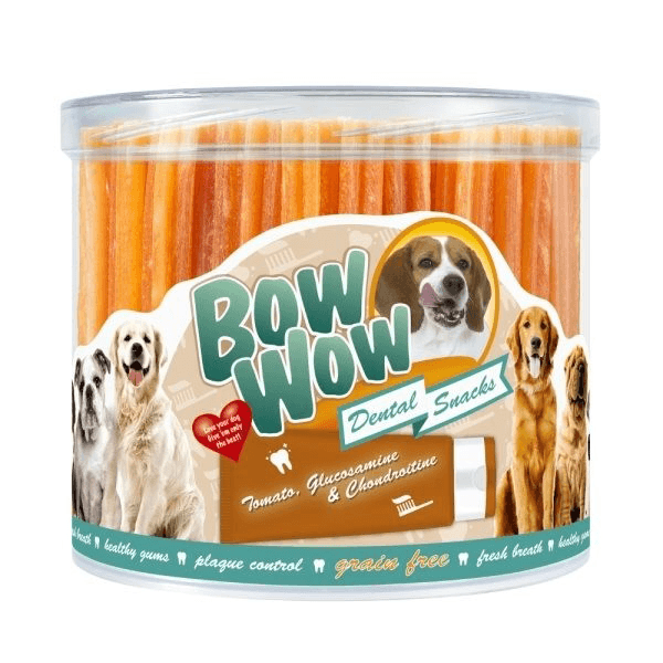 Przysmaki dla psa - Bow Wow Grain free dental z  pomidorami 90szt.