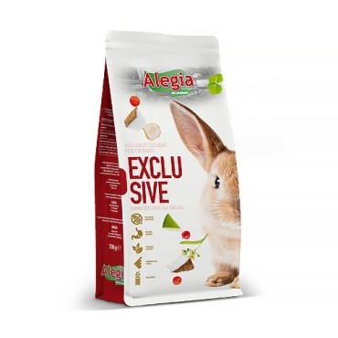 Karmy dla małych ssaków - Alegia Exclusive Ekstrudat dla królika 700g