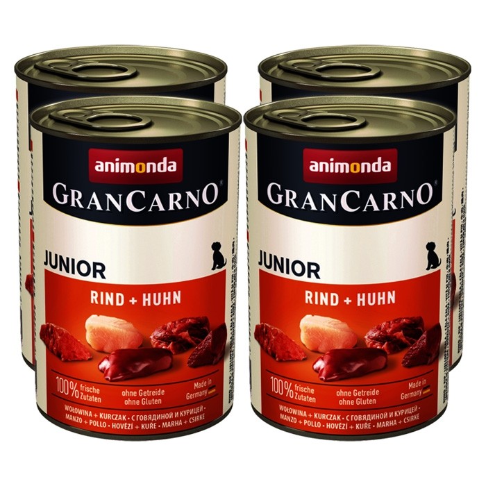 Karmy mokre dla psa - Animonda GranCarno Original Junior 400g x 4