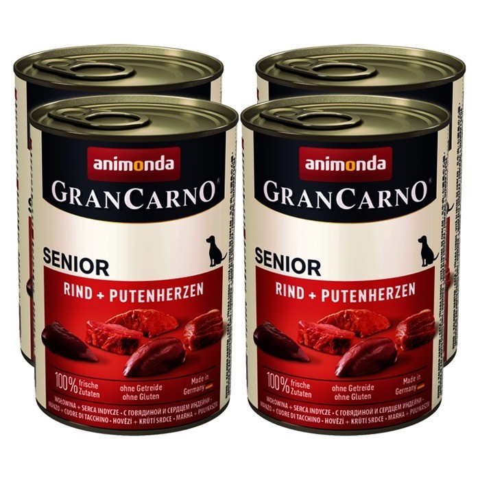 Karmy mokre dla psa - Animonda GranCarno Original Senior 400g x 4