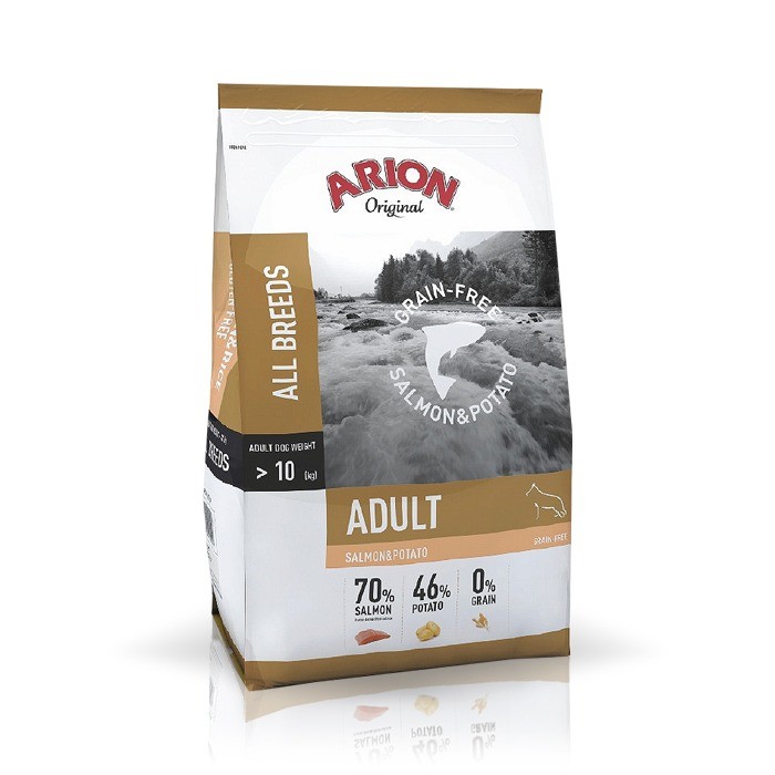 Karmy suche dla psa - Arion Original Grain Free Salmon & Potato