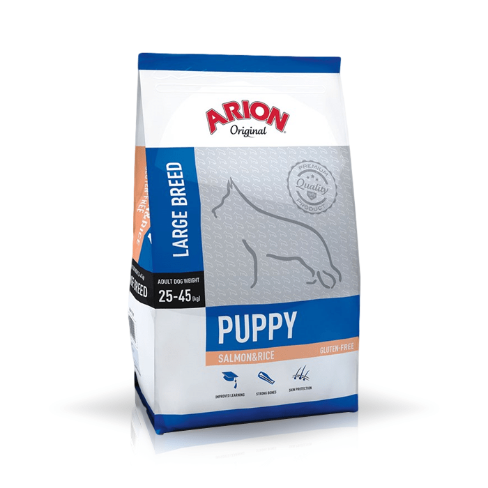 Karmy suche dla psa - Arion Original Puppy Large Salmon & Rice Sucha karma łosoś i ryż