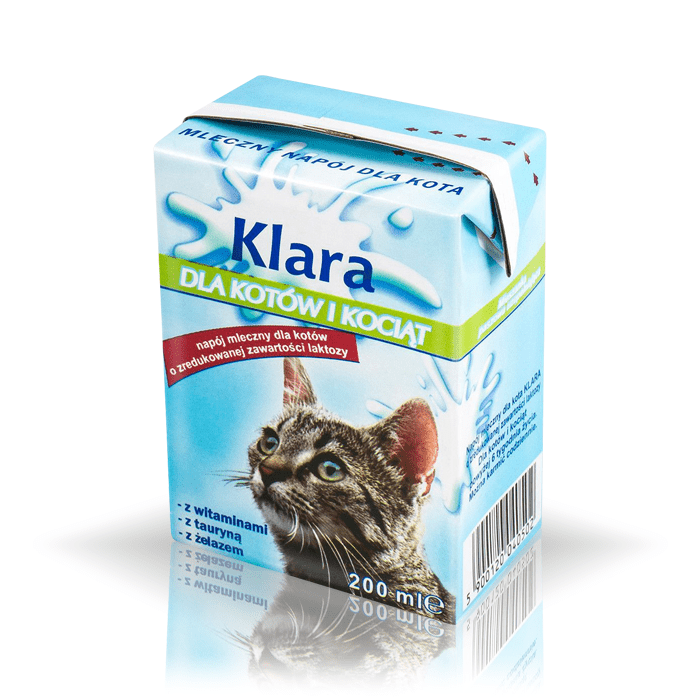 Przysmaki dla kota - Klara Mleko dla kotów i kociąt 200ml