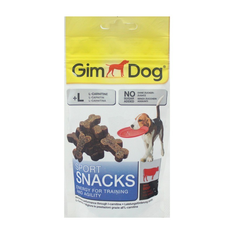 Przysmaki dla psa - GIMDOG Sportsnacks z dziczyzną 60g