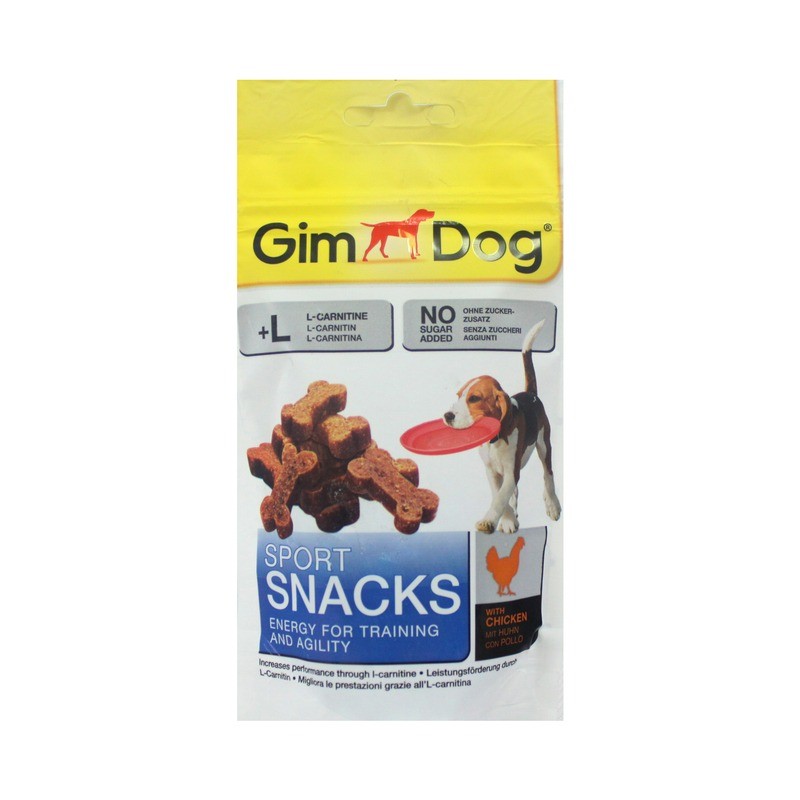 Przysmaki dla psa - GIMDOG Sportsnacks z łososiem 60g
