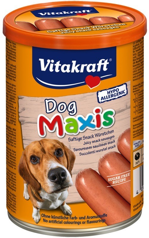 Przysmaki dla psa - Vitakraft Pies Maxis parówki 400g