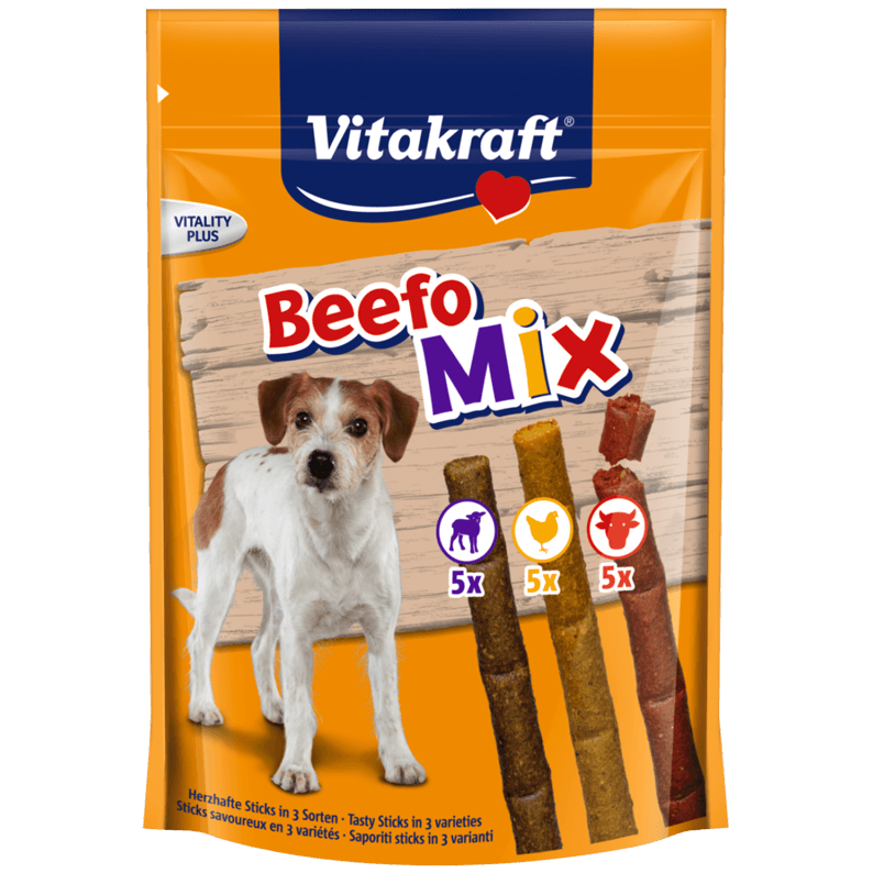 Przysmaki dla psa - Vitakraft Pies Beefo mix pałeczki 130g