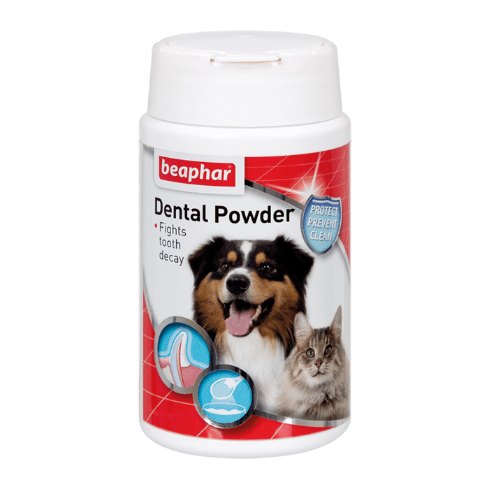 Higiena, pielęgnacja oczu, uszu, zębów - Beaphar Dental Powder Preparat do higieny jamy ustnej dla psa i kota 75g