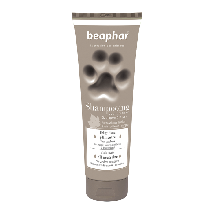 Higiena, pielęgnacja sierści - Beaphar Premium Szampon dla psów o białej sierści 250ml