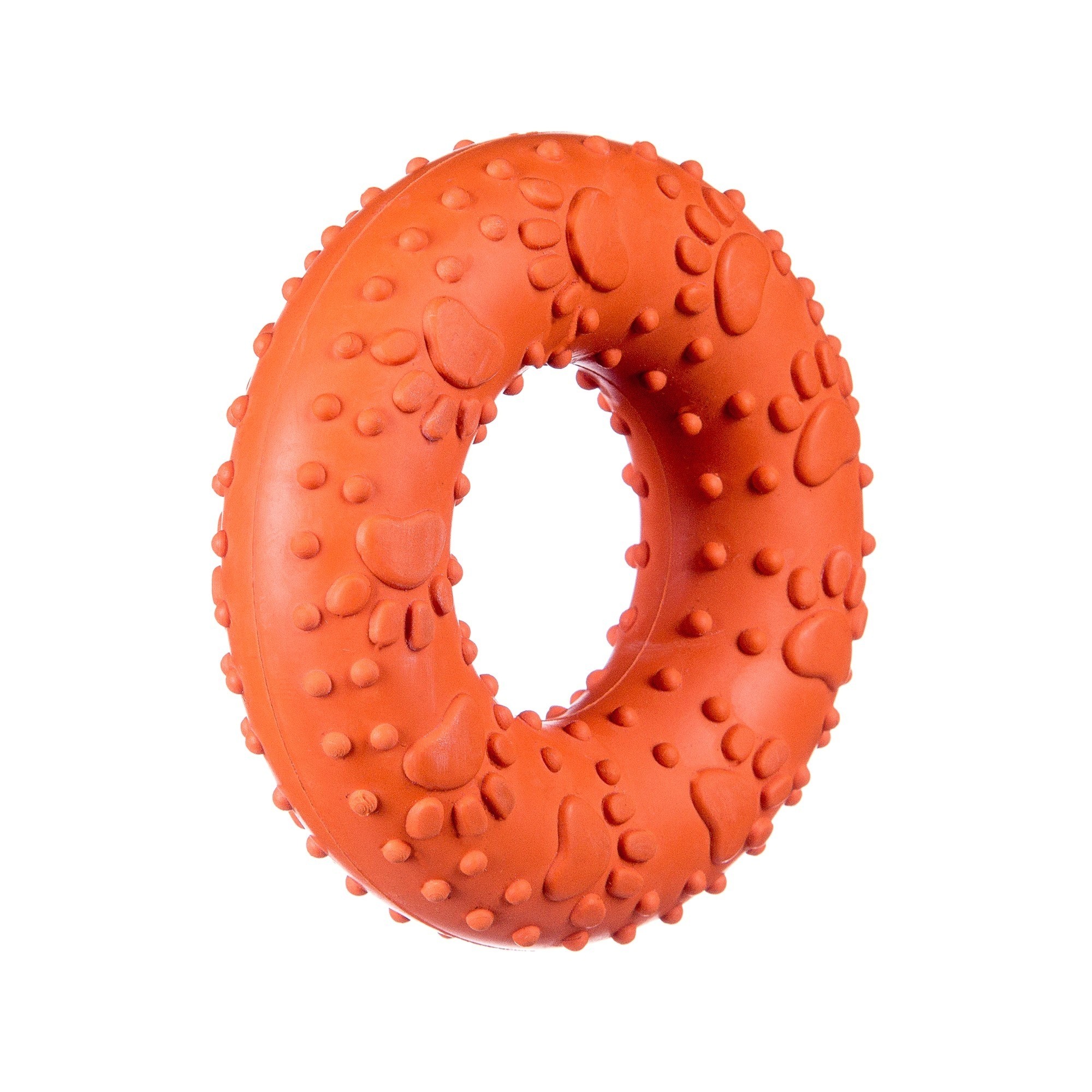 Zabawki - Barry King Ring z wypustkami pomarańczowy 9cm