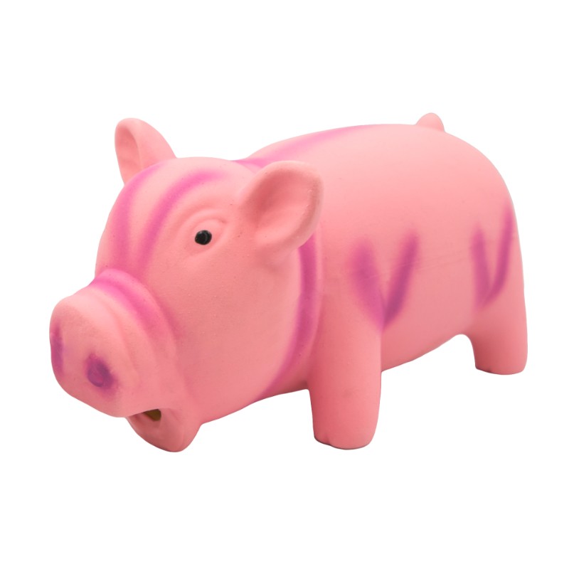 Zabawki - Barry King Chrumchająca lateksowa świnka różowa 15cm