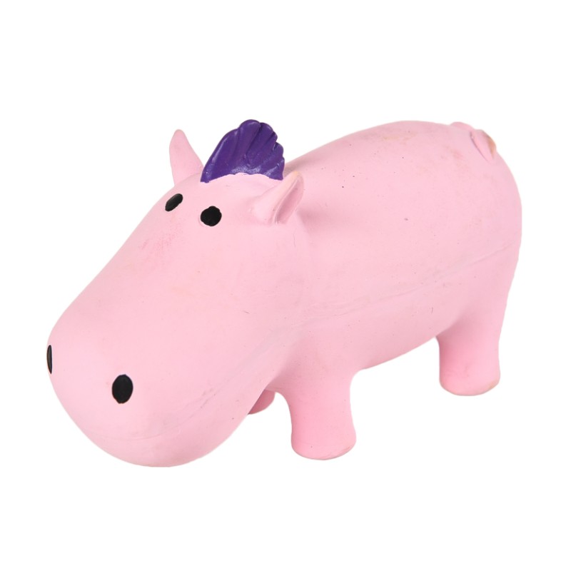 Zabawki - Barry King Piszcząca lateksowa świnka różowa 13cm