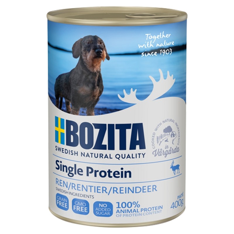 Karmy mokre dla psa - Bozita Single Protein 400g x 6