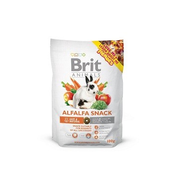 Przysmaki dla małych ssaków - Brit Animals Alfalfa przysmak dla gryzoni i królików 100g