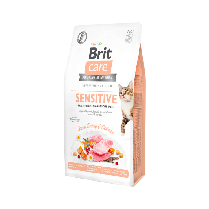 Karmy suche dla kota - Brit Care Cat Grain-free Sensitive Healthy Digestion & Delicate Taste