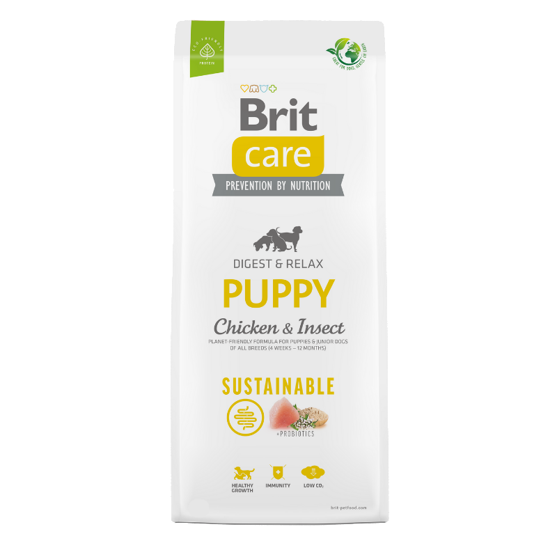 Karmy suche dla psa - Brit Care Sustainable Puppy Chicken & Insect