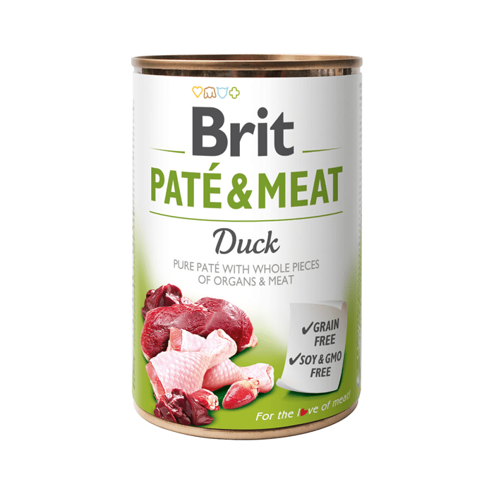 Karmy mokre dla psa - Brit Pate & Meat Duck 800g
