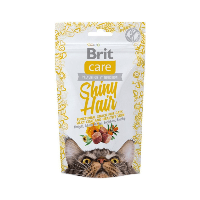 Przysmaki dla psa - Brit Care Cat Snack Shiny Hair 50g